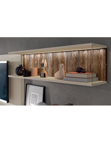 Kazzano Royal R45 Mueble de salón blanco y roble 2