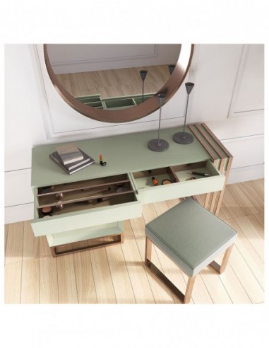 Tocador de maquillaje NB01 de estilo moderno-contemporáneo Franco Furniture