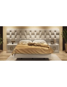 Dormitorio MX63 de cabecero corrido promo de Franco Furniture