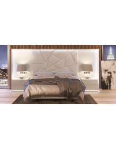 Dormitorio MX66 de cabecero corrido promo de Franco Furniture