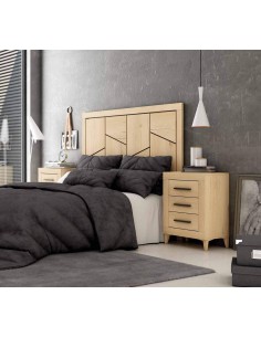 Dormitorio Moderno Personalizable con Cabecero y 2 Mesillas